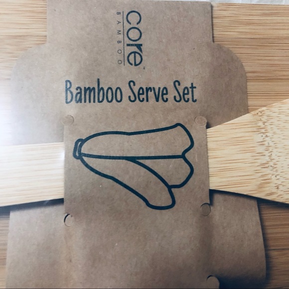 NEW Core Bamboo Serving Board, Spatula, & Tongs - Picture 6 of 6